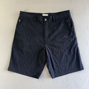 tasc Performance Shorts Mens 33 Black Bamboo‎ Comfort Stretch Chinos Casual Work